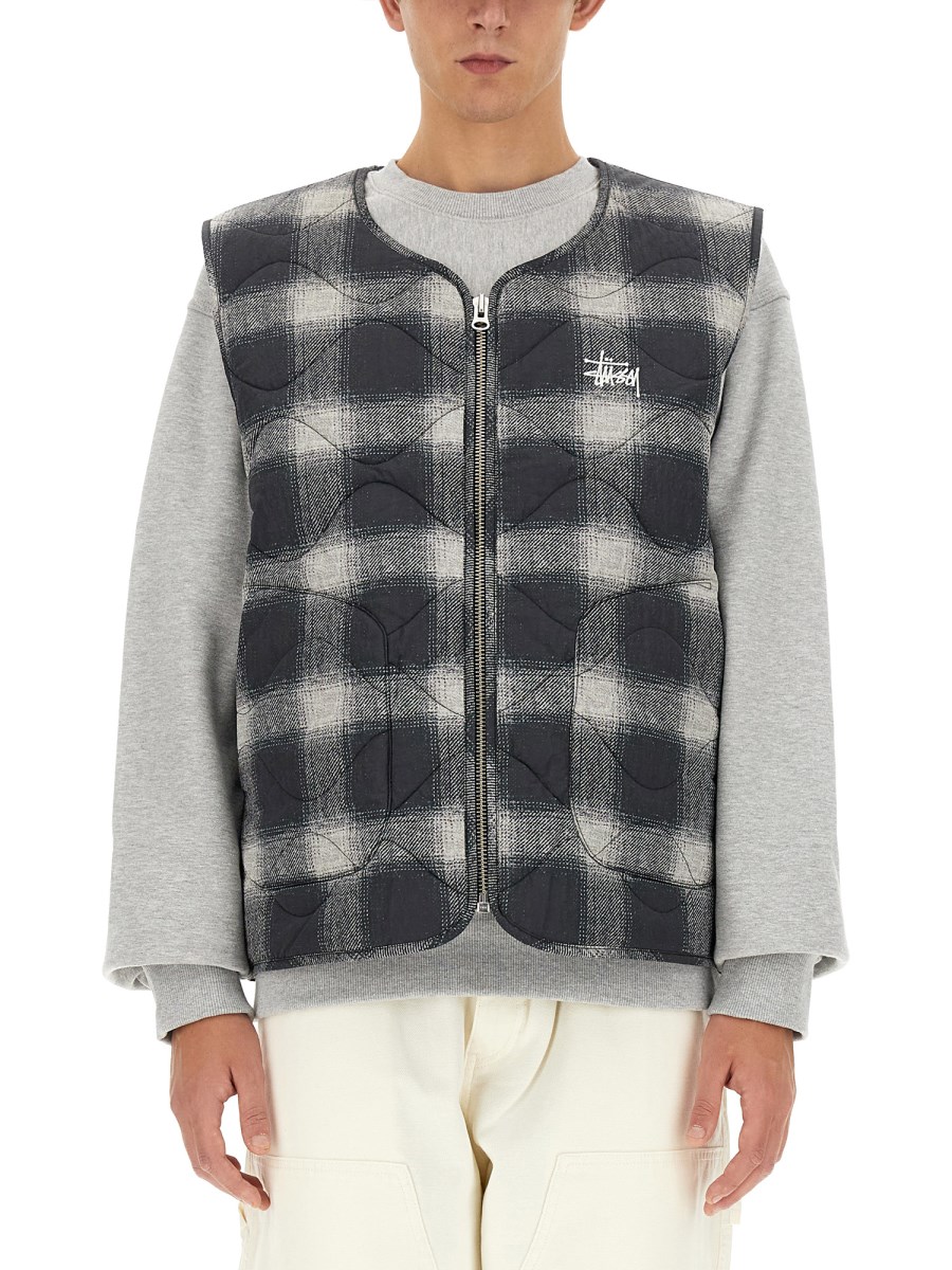 STUSSY GILET CON LOGO