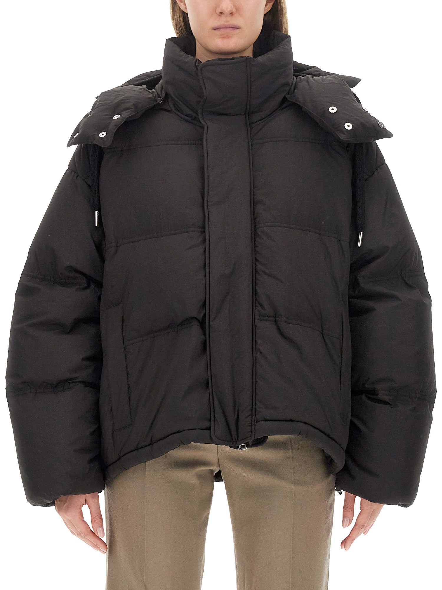 Ami Alexandre Mattiussi Puffer Jacket In Black