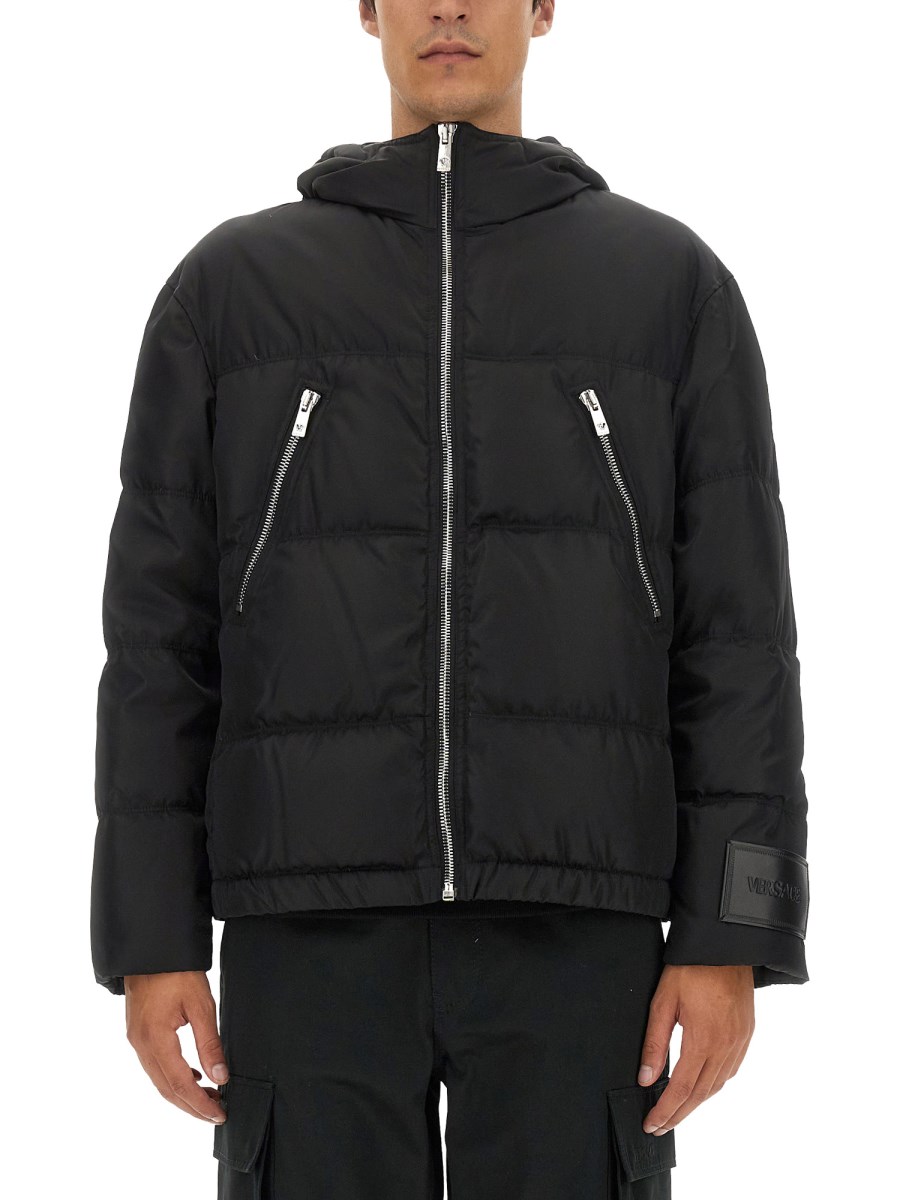 Mens versace puffer jacket deals