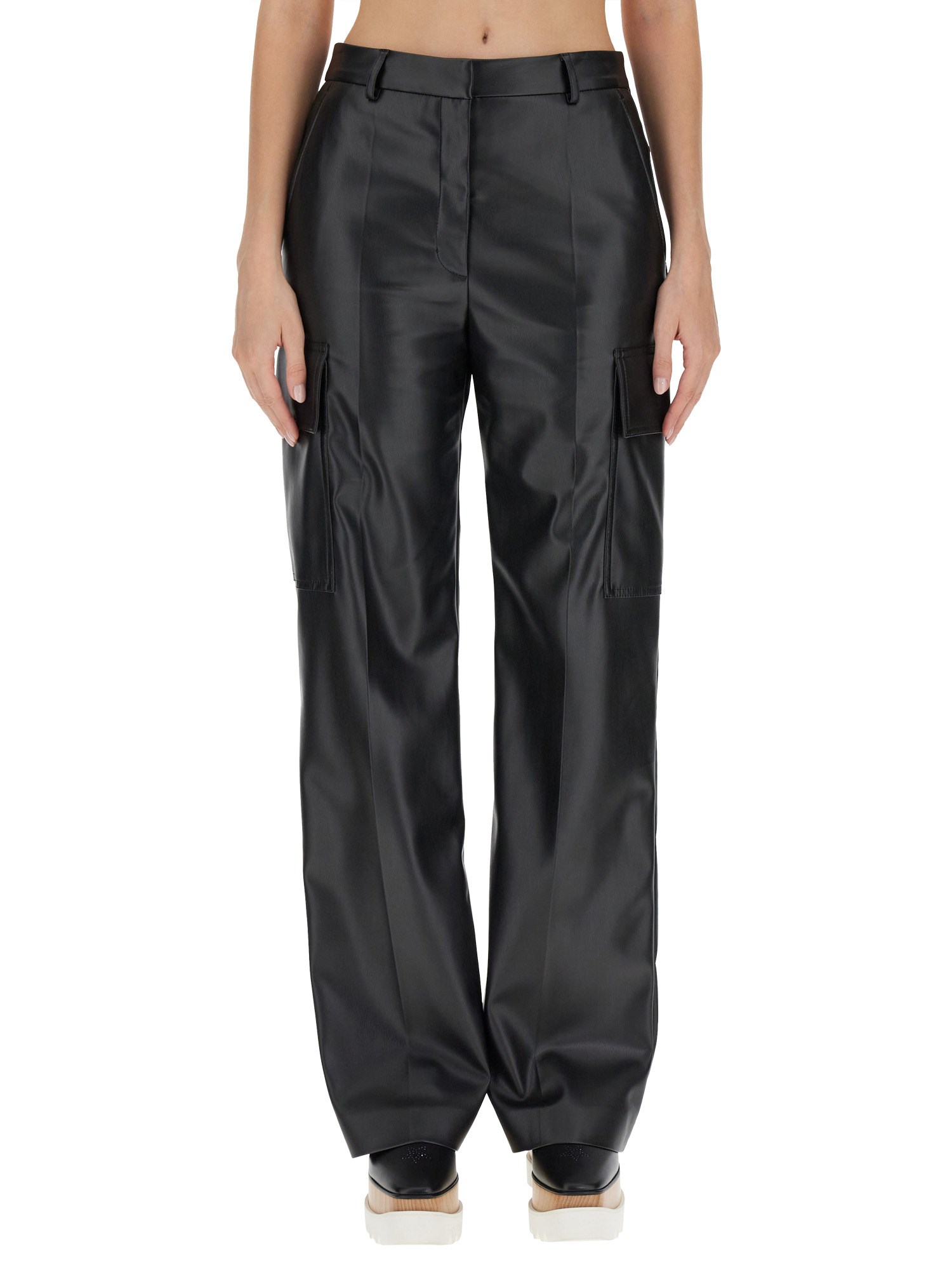 Stella Mccartney Cargo Pants In Black