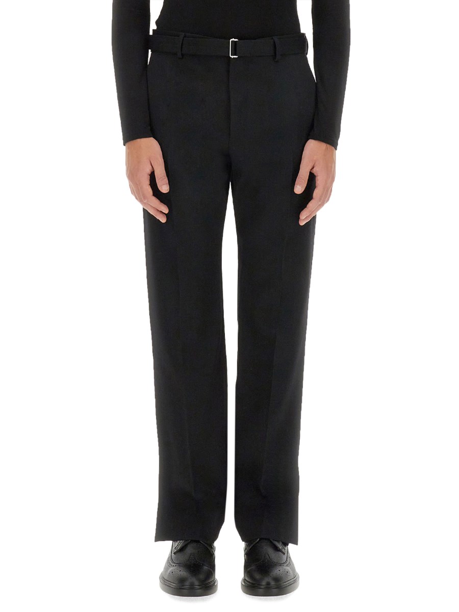 LANVIN PANTALONE STRAIGHT FIT IN LANA