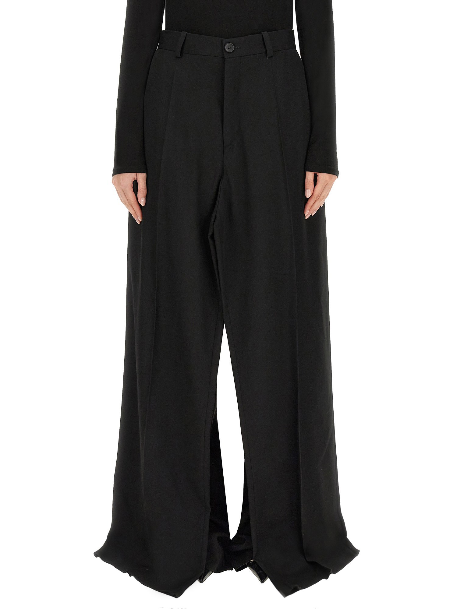 balenciaga double front pants