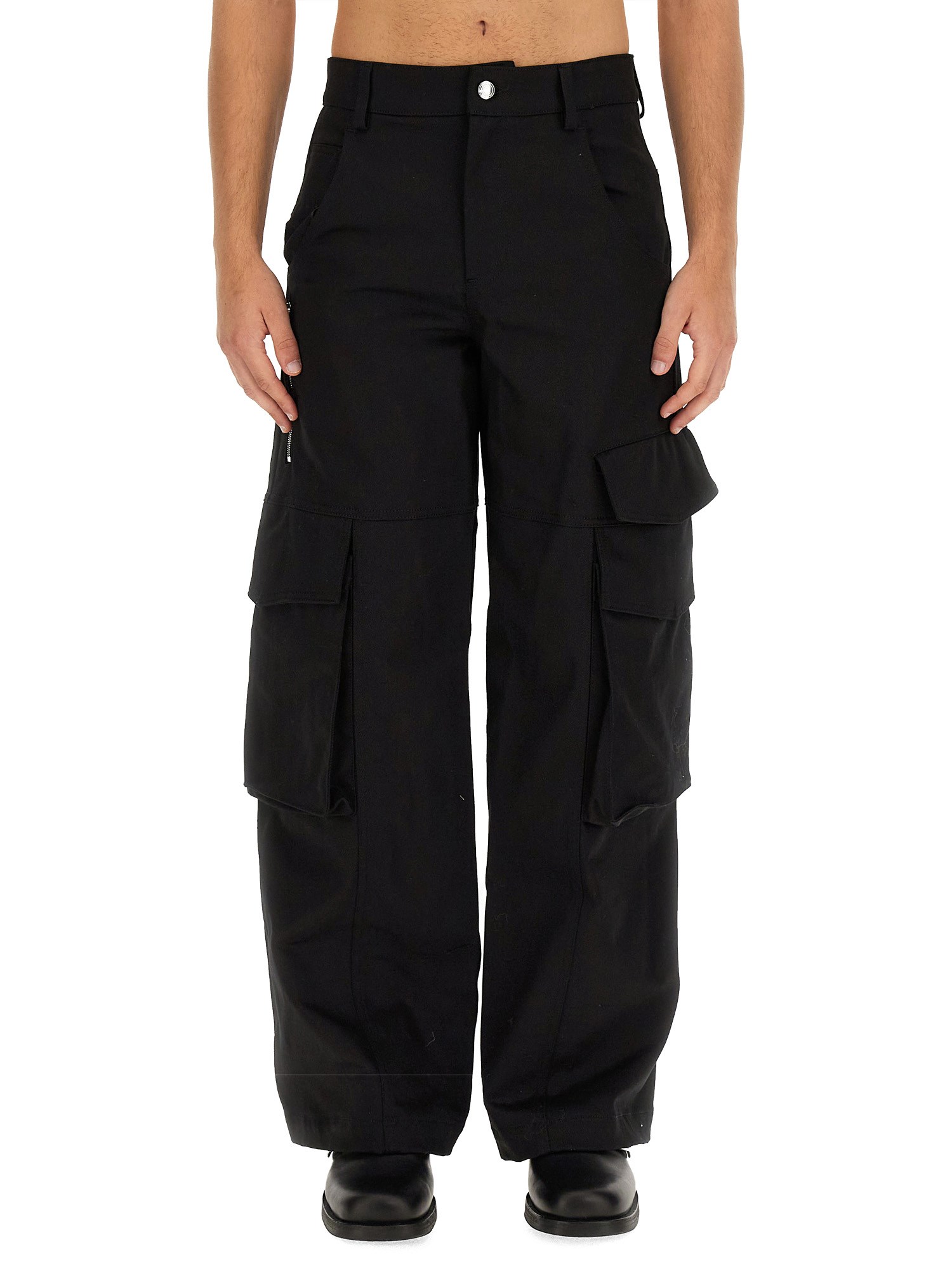 Shop Gcds Ultracargo Pants In Black