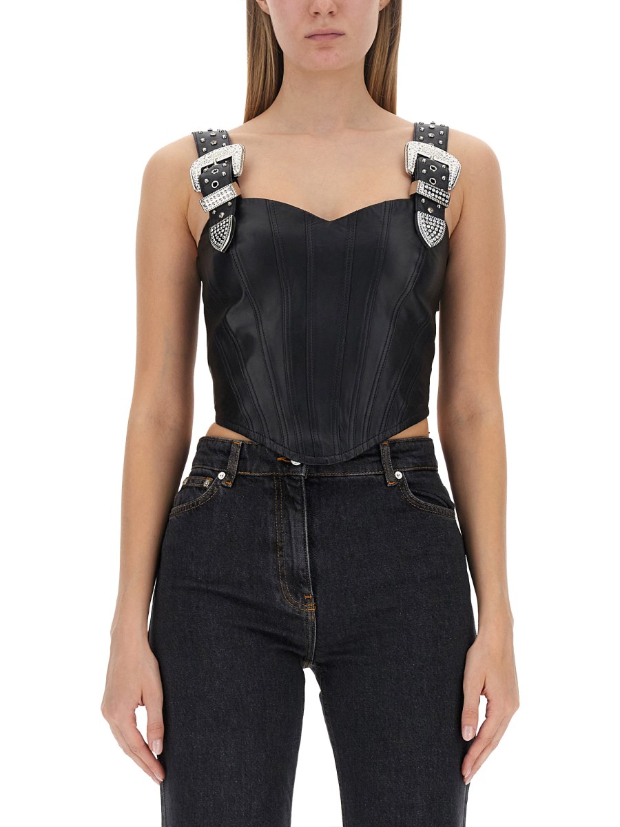 MOSCHINO JEANS TOP BUSTIER