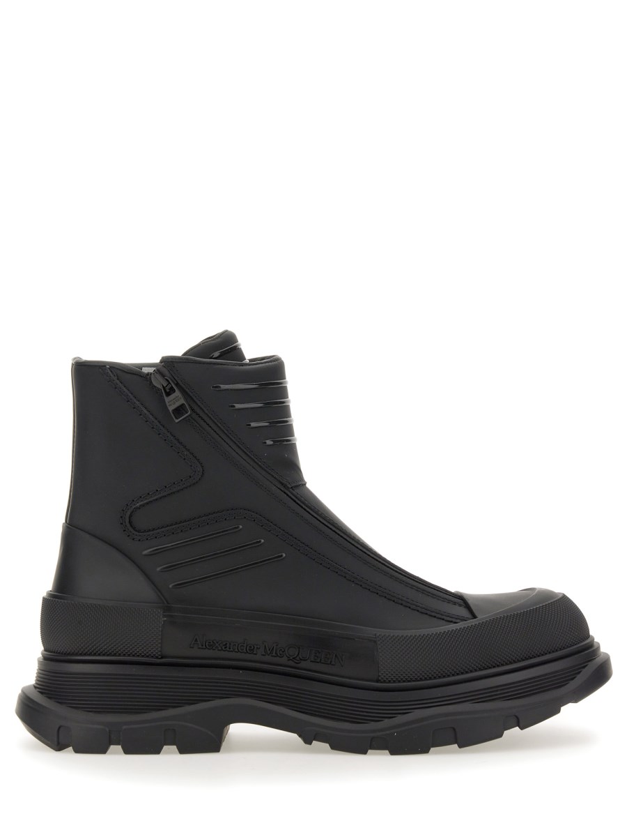 ALEXANDER McQUEEN STIVALE MOTO TREAD SLICK