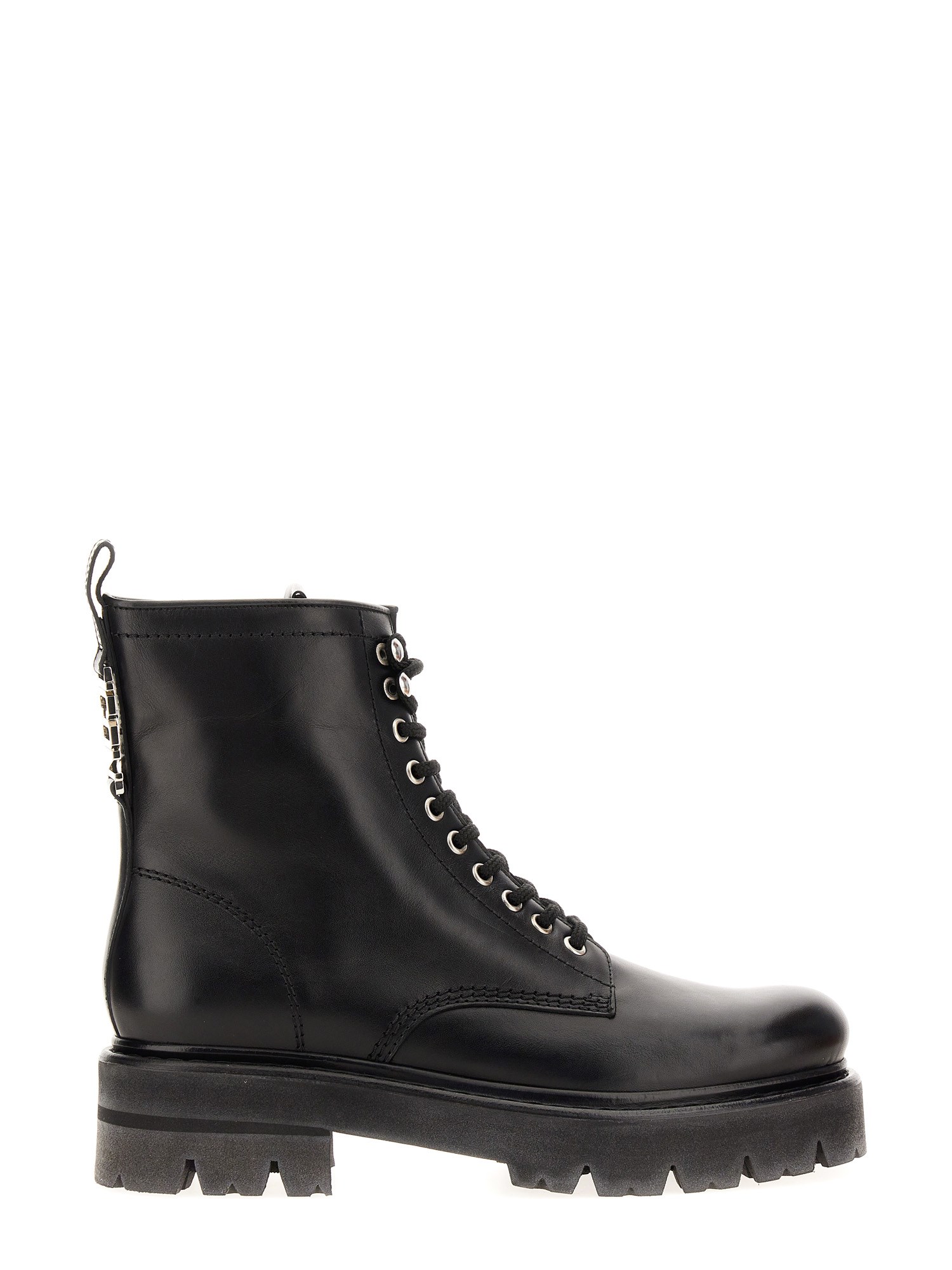 Dsquared2 Icon Clubbing Combat Boots In Black