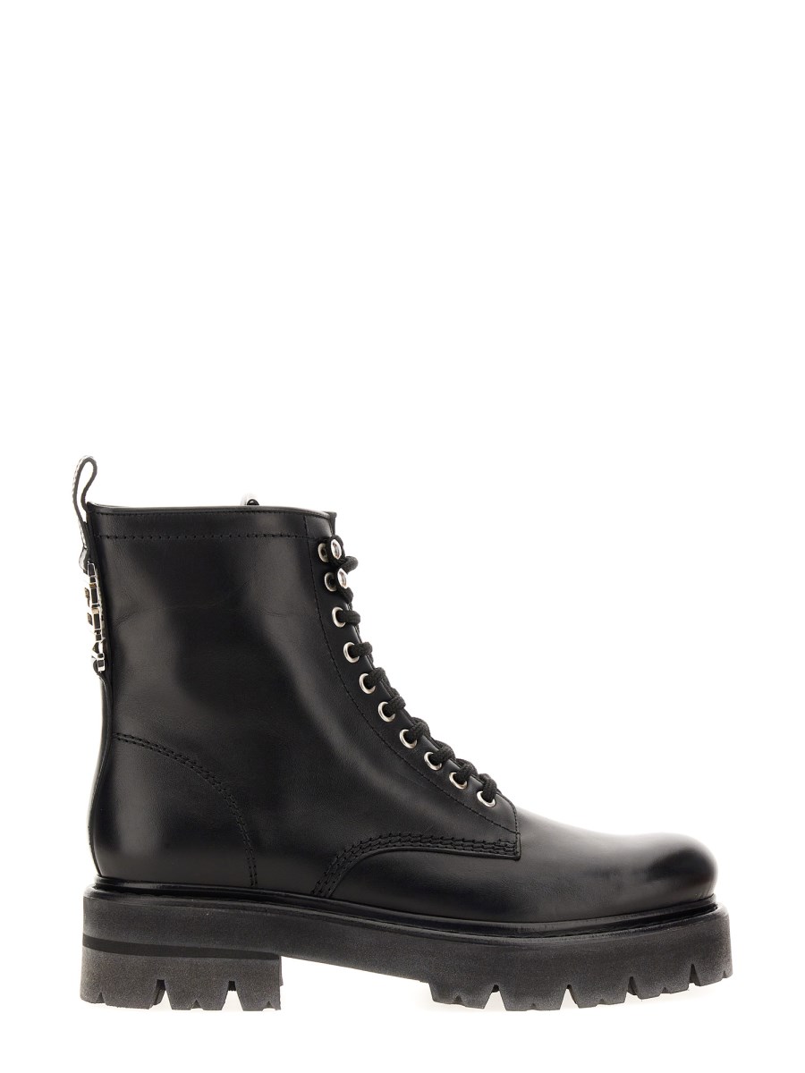 DSQUARED STIVALE ANKLE IN PELLE