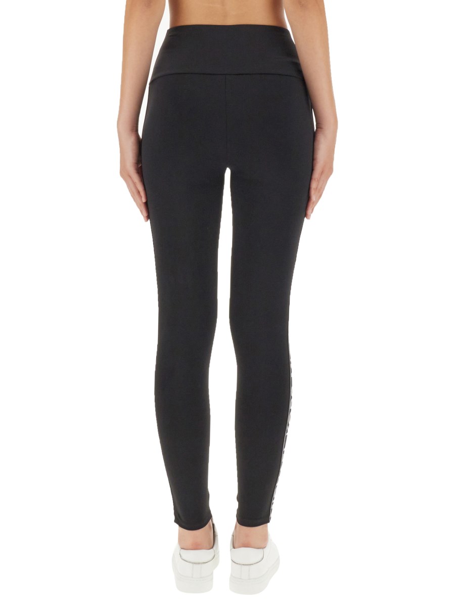 MICHAEL BY MICHAEL KORS - NYLON BLEND LEGGINGS WITH LOGO BAND - Eleonora  Bonucci