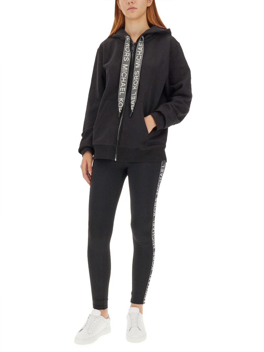 MICHAEL BY MICHAEL KORS - NYLON LEGGINGS WITH LOGO - Eleonora Bonucci