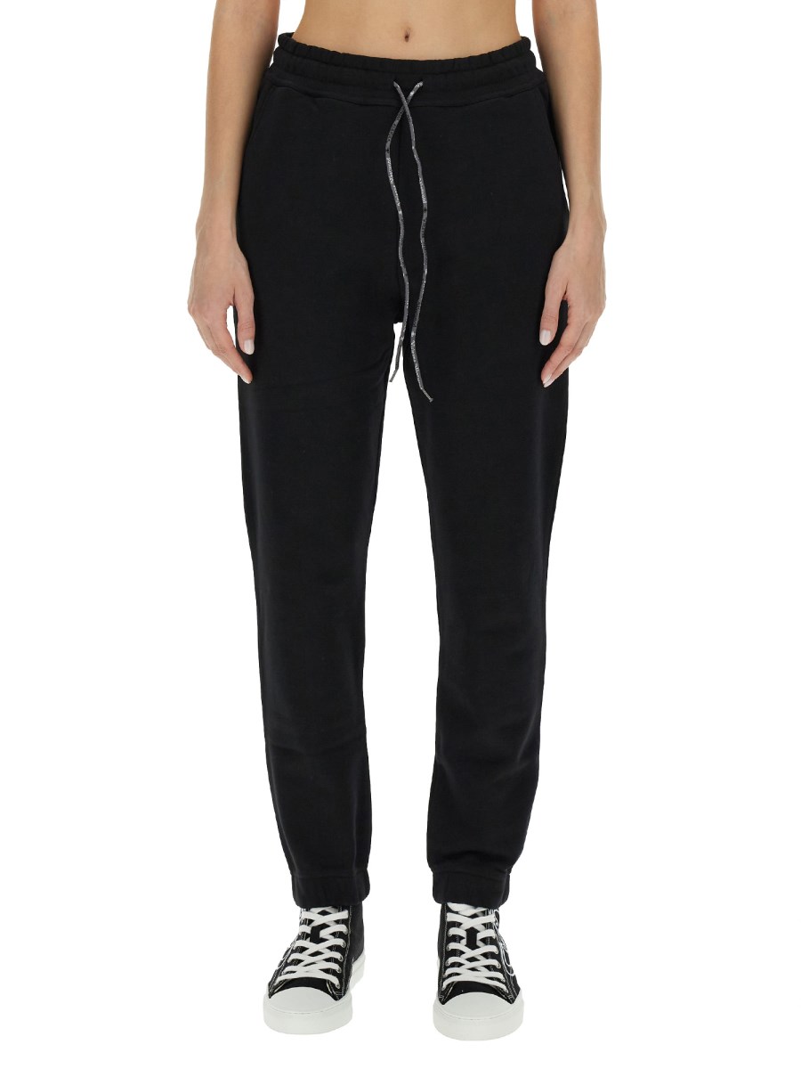 Essentials Black Polar Fleece Lounge Pants