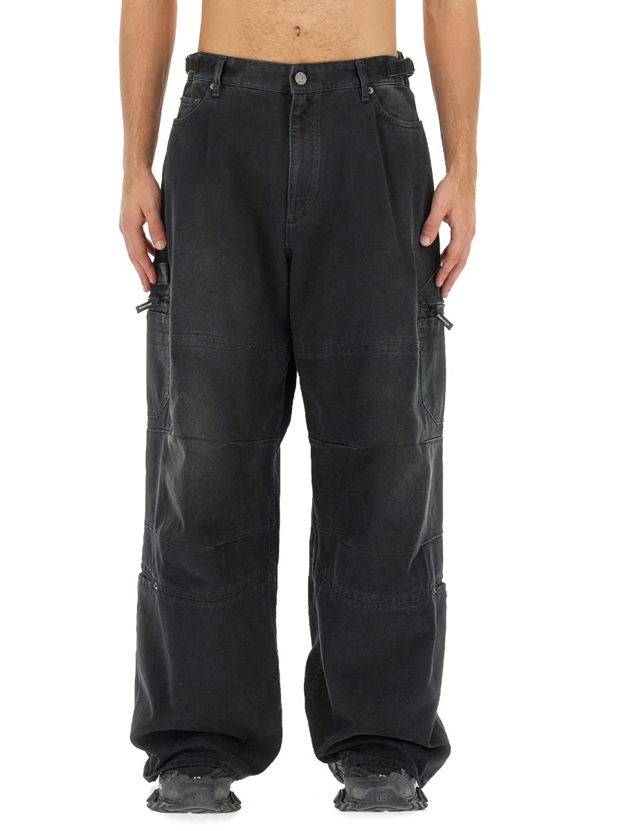 Balenciaga denim cargo pants on sale