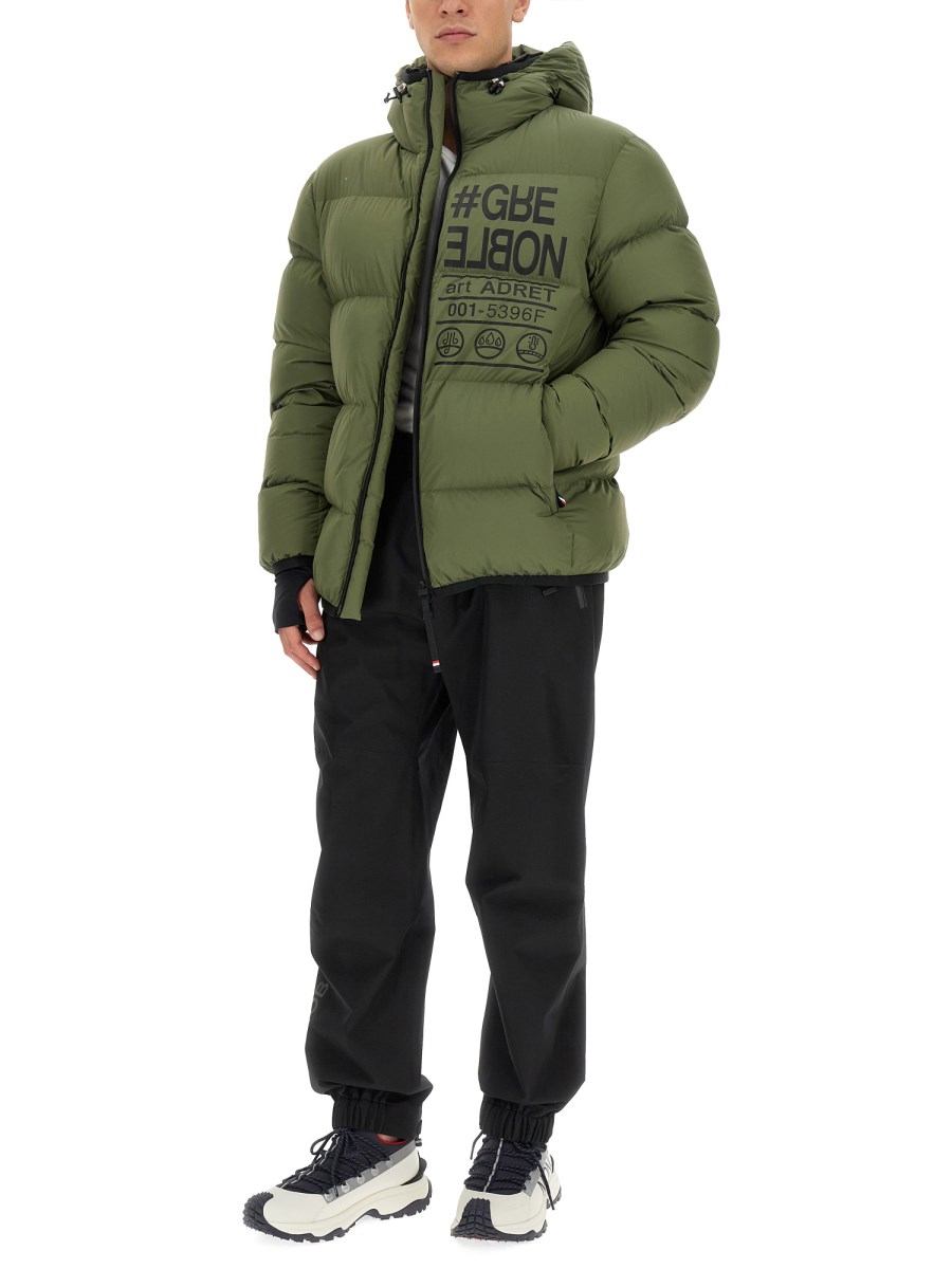 MONCLER GRENOBLE - TECHNICAL FABRIC PANTS WITH LOGO