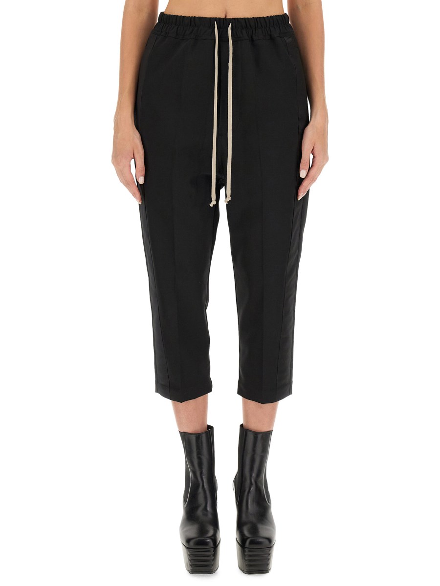 RICK OWENS PANTALONE DRAWSTRING ASTAIRES IN LANA