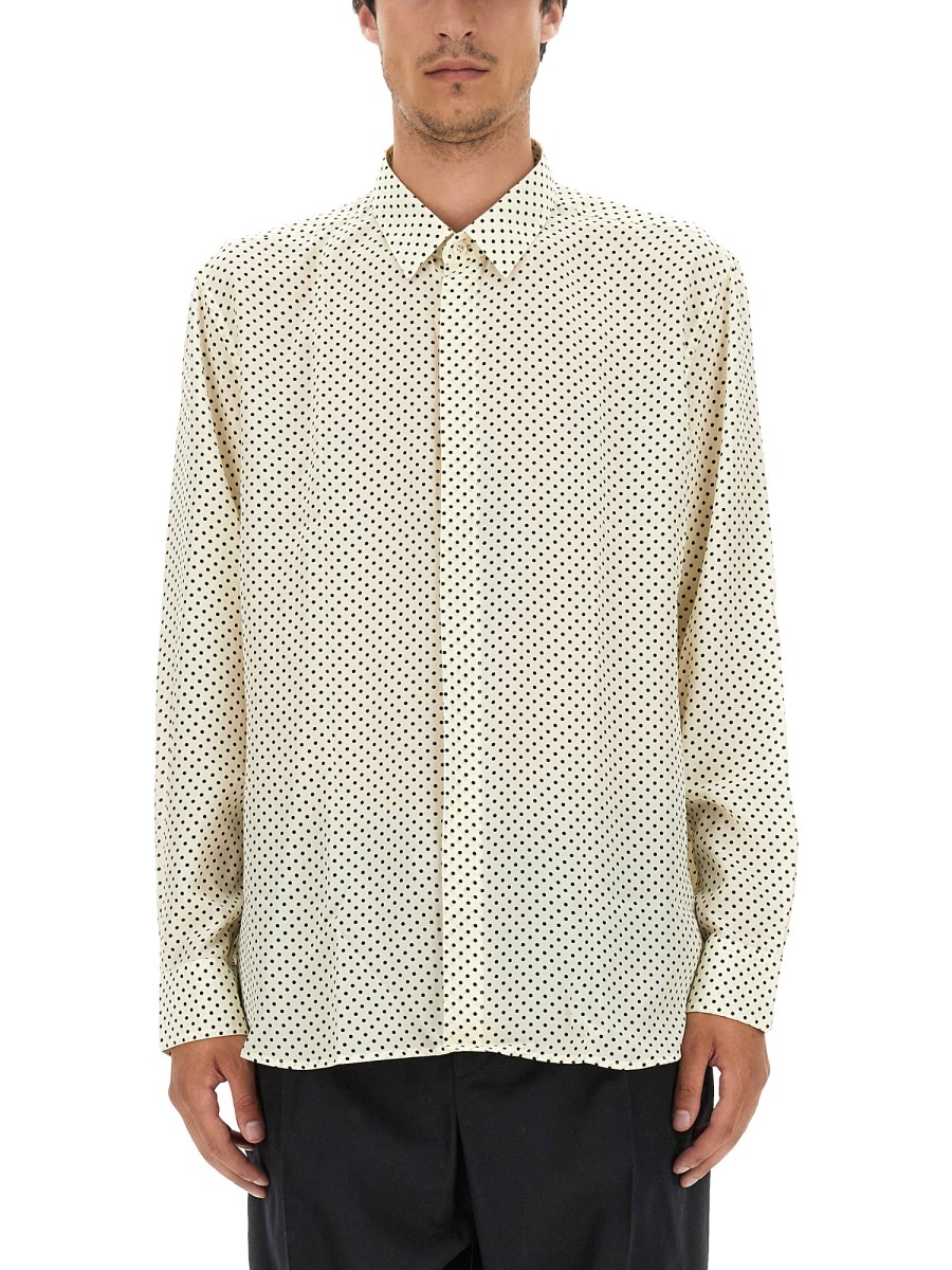 Saint laurent dot discount shirt