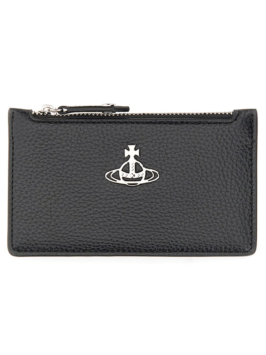 【関税&送料込】Vivienne Westwood Portacarte Con Logo Vivienne Westwood Portacarte Con Logo In Black - 33% Off