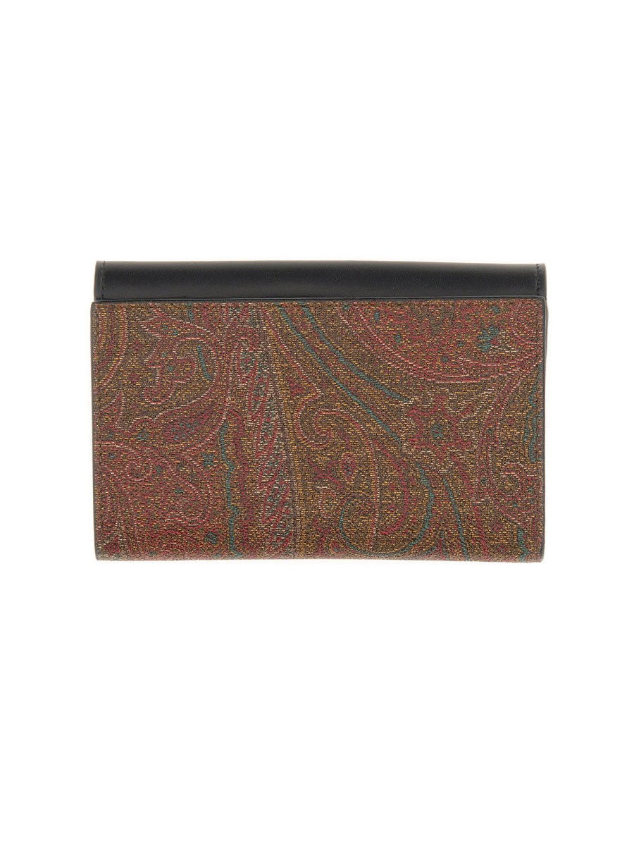 PORTAFOGLIO CON STAMPA PAISLEY