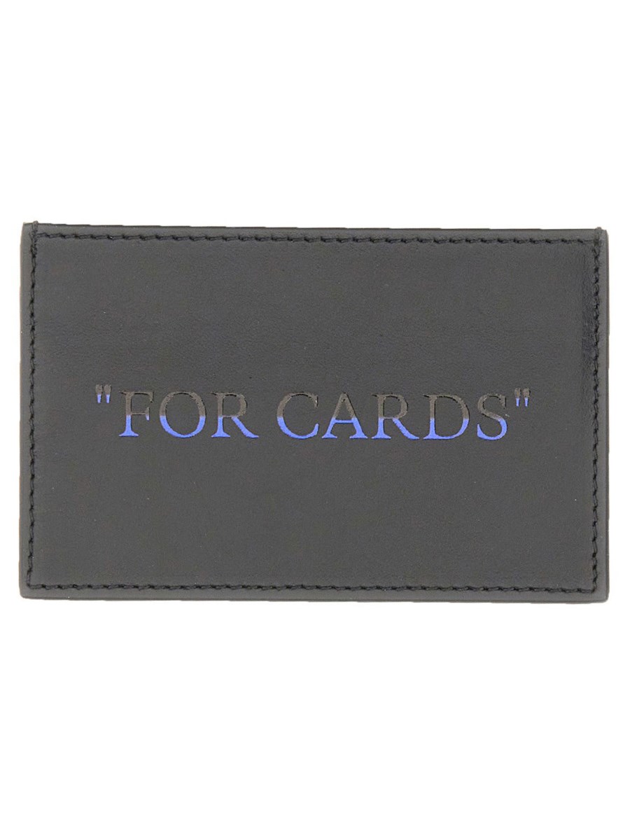 Off white deals card holder