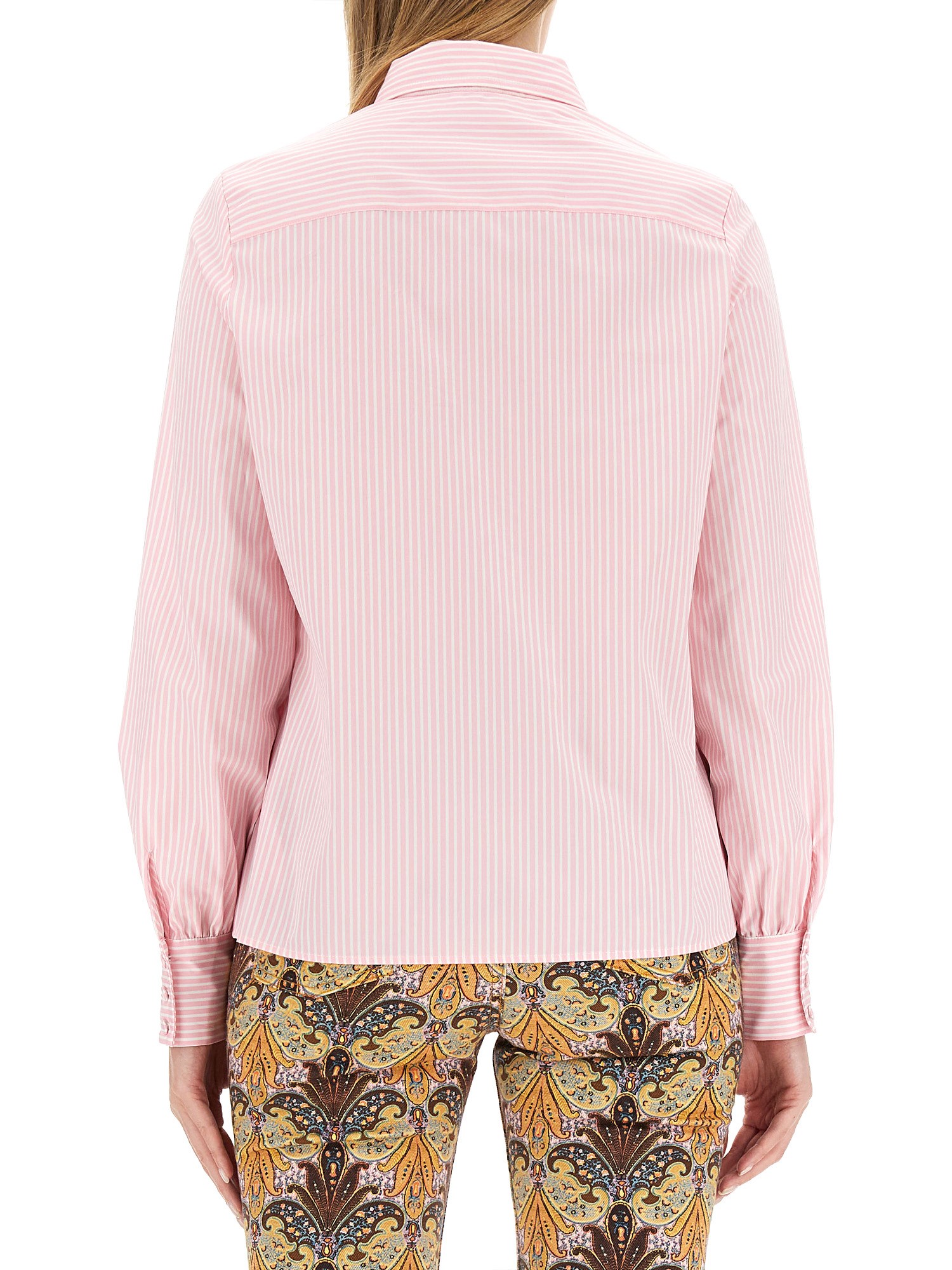 Etro Women Pegasus Shirt In Multi