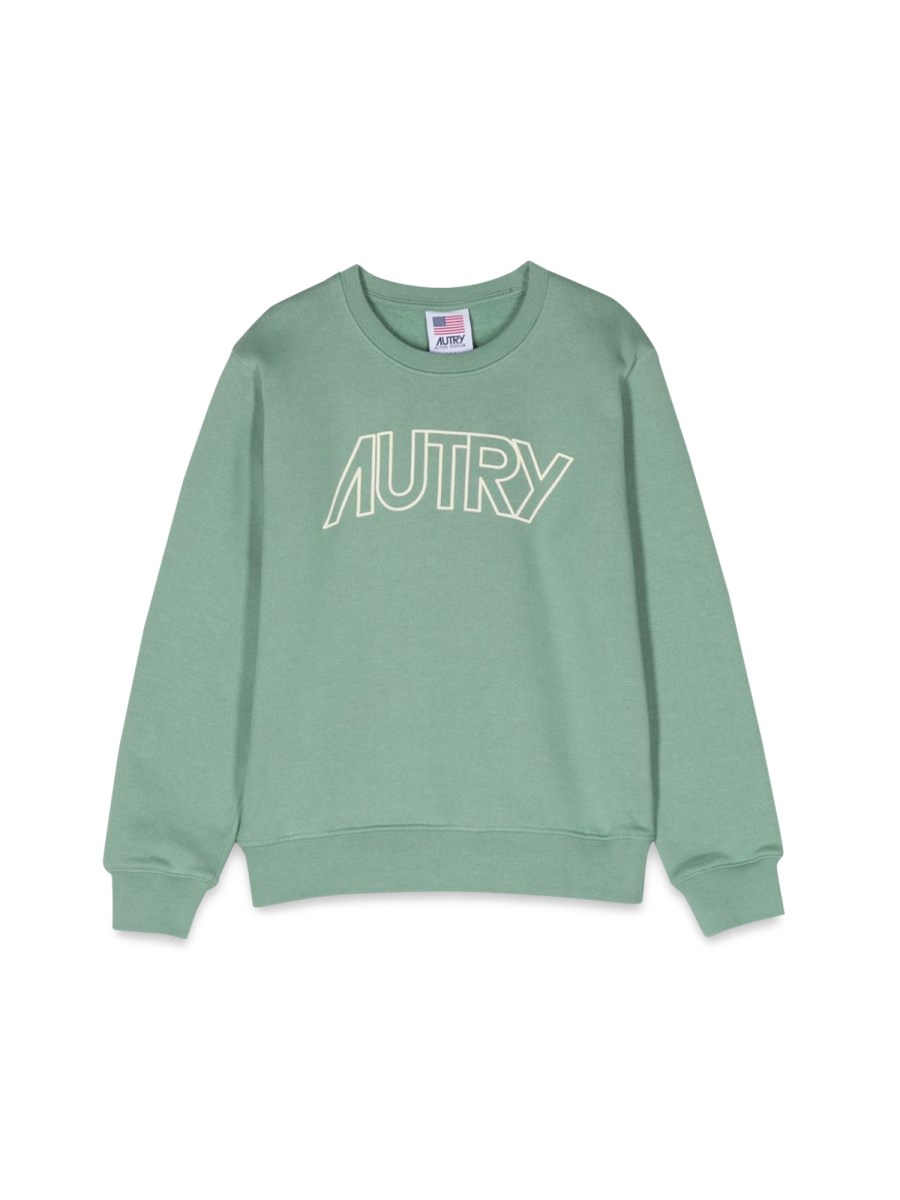 AUTRY FELPA IN COTONE CON LOGO