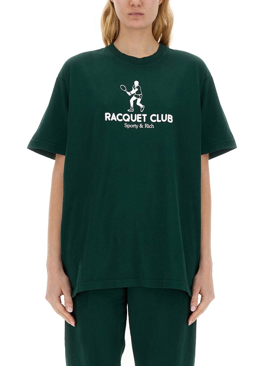 SPORTY&RICH T-SHIRT CON LOGO