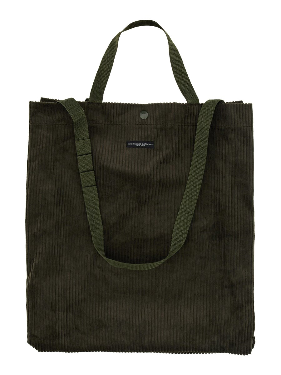 ENGINEERED GARMENTS BORSA "ALL TOTE" IN VELLUTO A COSTE