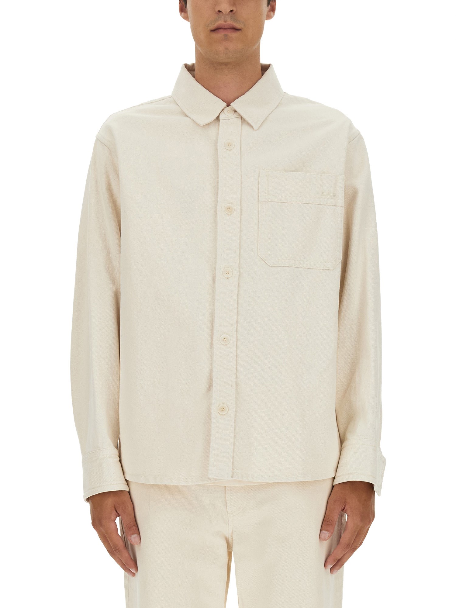 a.p.c. denim shirt