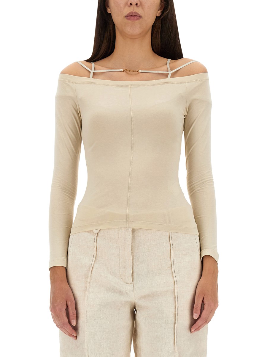 JACQUEMUS - COTTON SIERRA T-SHIRT - Eleonora Bonucci