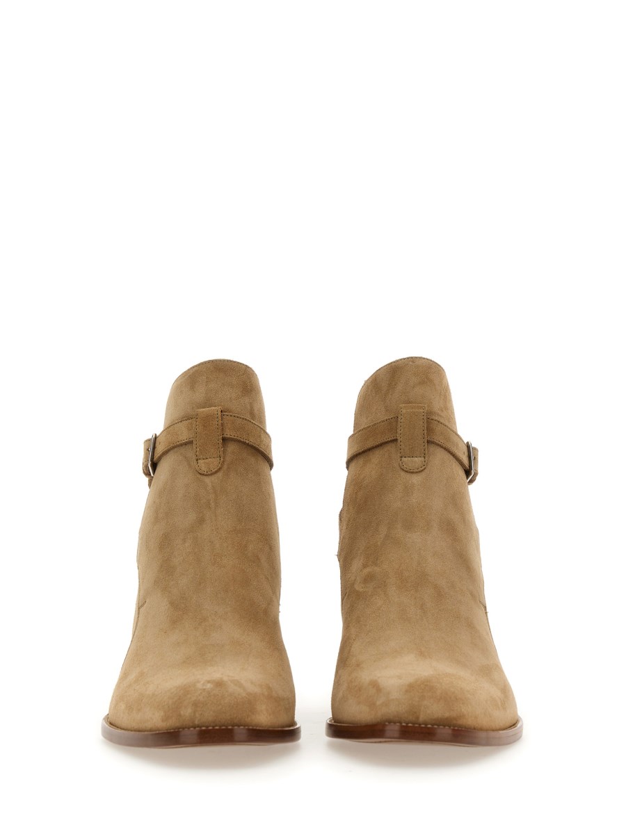 Saint laurent cheap suede jodhpur boots