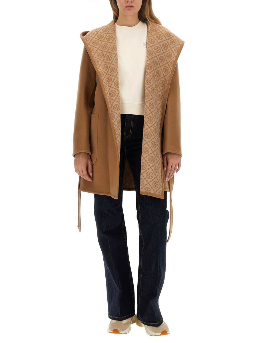 Tory burch hot sale shearling coat