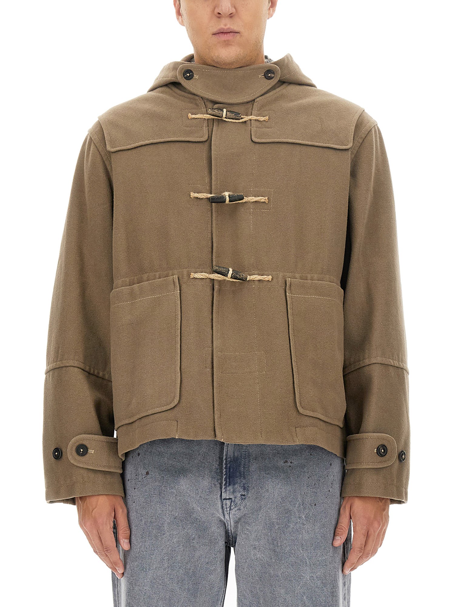 Our Legacy Jacke Aus Einem Wollgemisch In Beige
