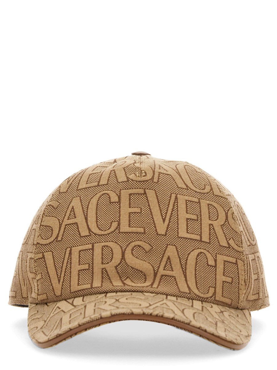 VERSACE - COTTON BASEBALL Eleonora - Bonucci LOGO WITH EMBROIDERY CAP