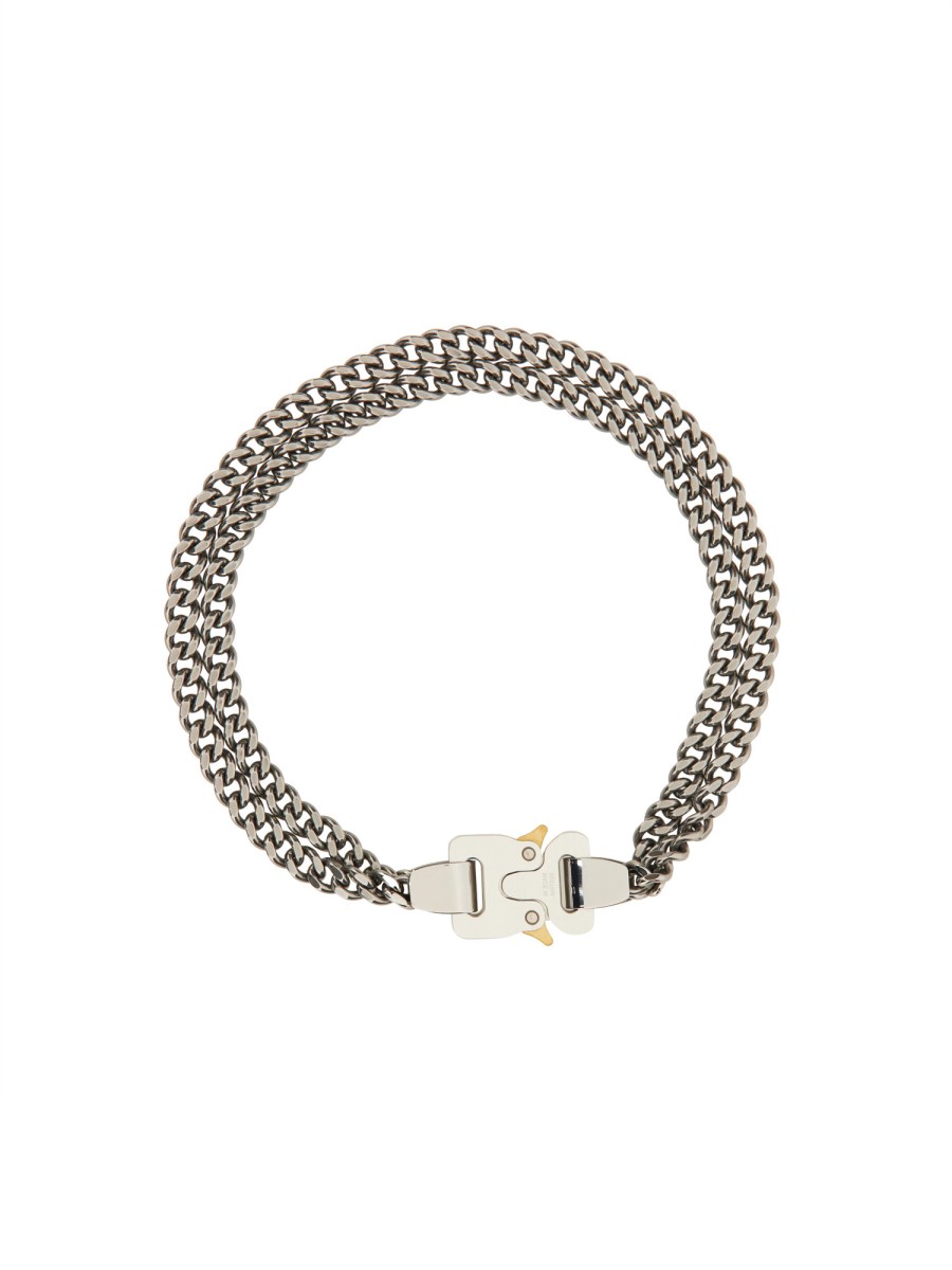 1017 ALYX 9SM - 2X CHAIN NECKLACE WITH BUCKLE - Eleonora Bonucci