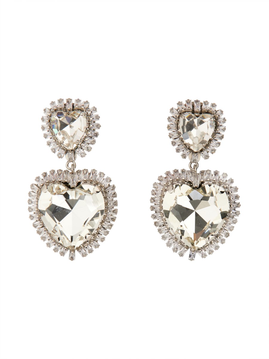 ALESSANDRA RICH HEART CLIP ON EARRINGS Eleonora Bonucci