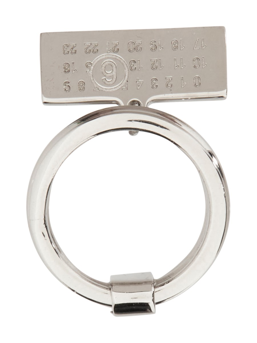 ANELLO CON PLACCA LOGO