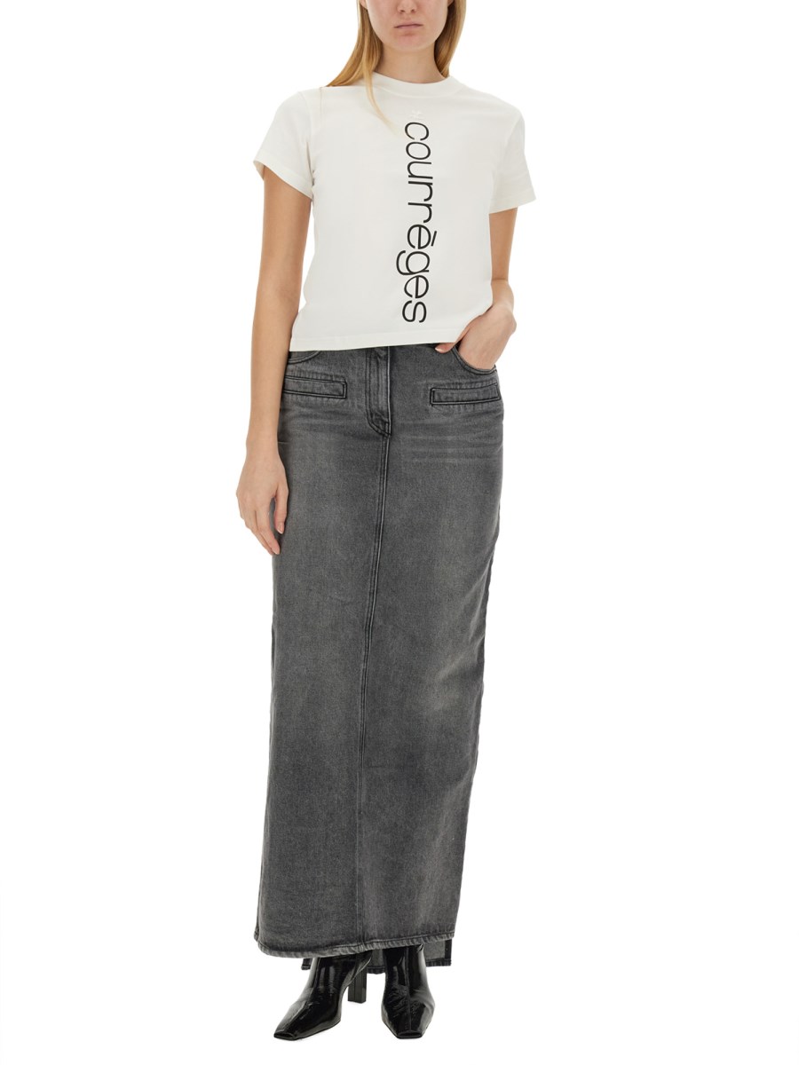 COURREGES - AC STRAIGHT T-SHIRT - Eleonora Bonucci