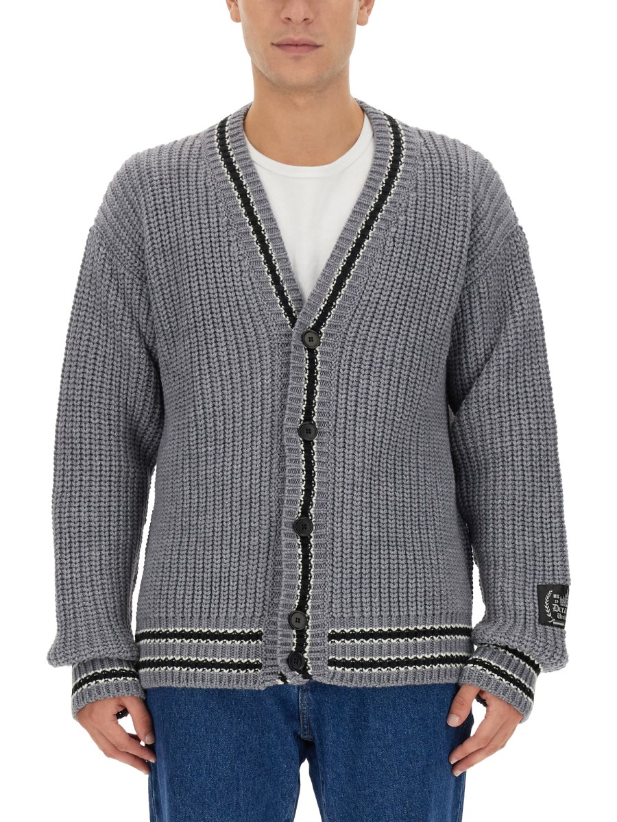 CARDIGAN CON SCOLLO A V