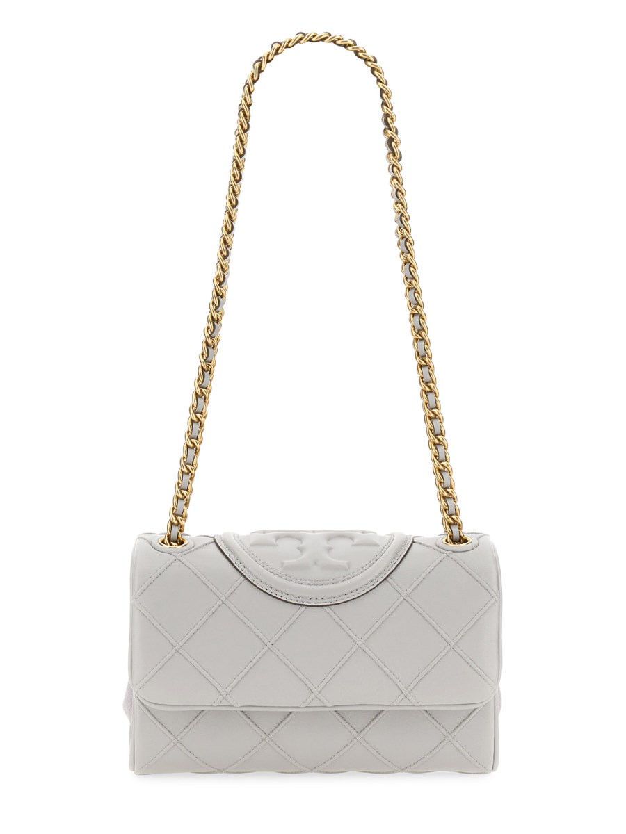 TORY BURCH BORSA A SPALLA "FLEMING" SMALL CONVERTIBLE IN NAPPA