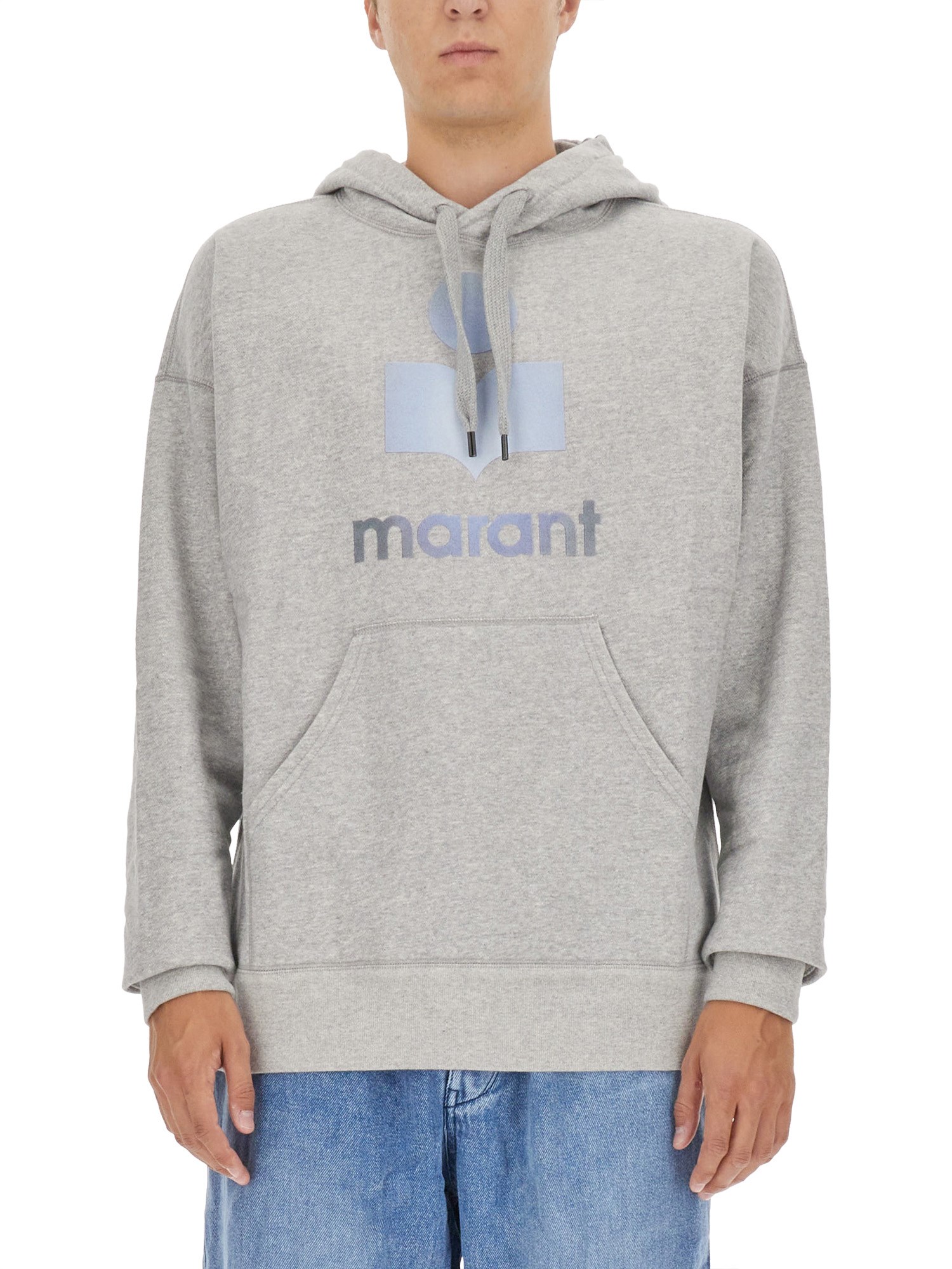 Shop Marant Miley Sweatshirt In Grey