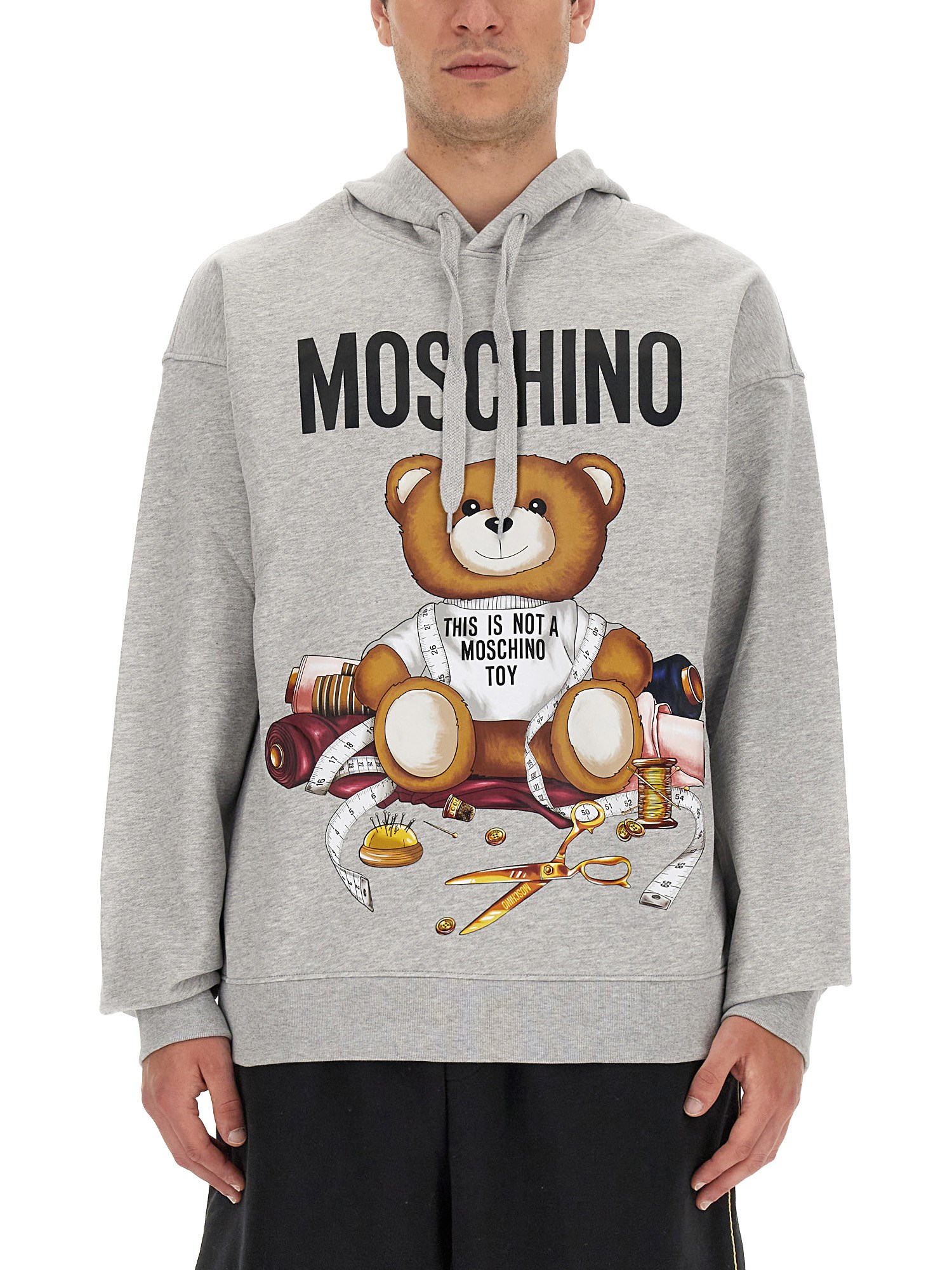moschino teddy print sweatshirt