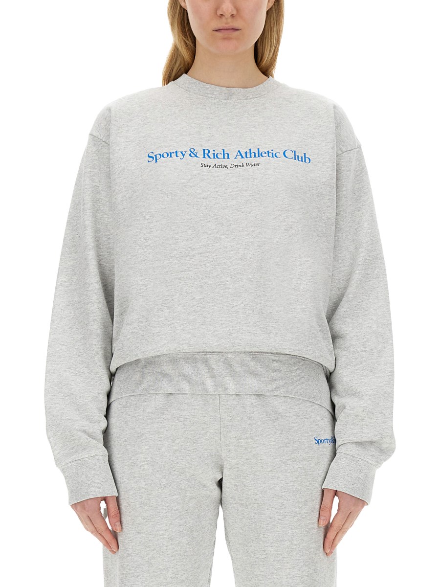 SPORTY&RICH FELPA CON LOGO