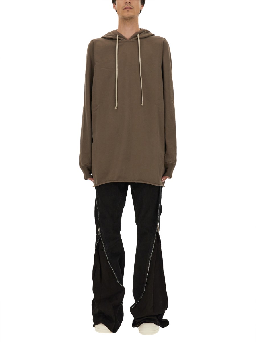 RICK OWENS DRKSHDW FELPA HUSTLER IN COTONE