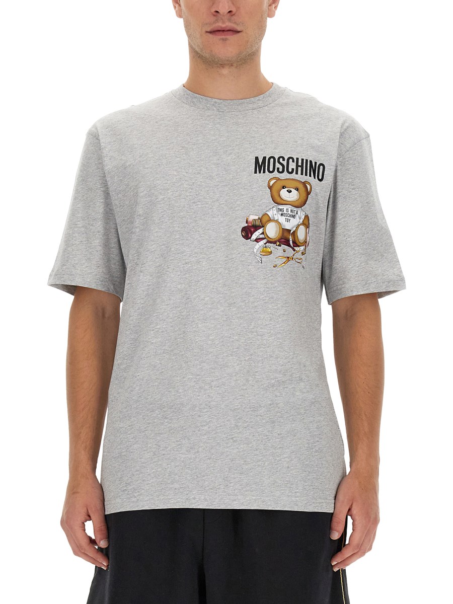 Moschino t shirt cheap mens teddy bear