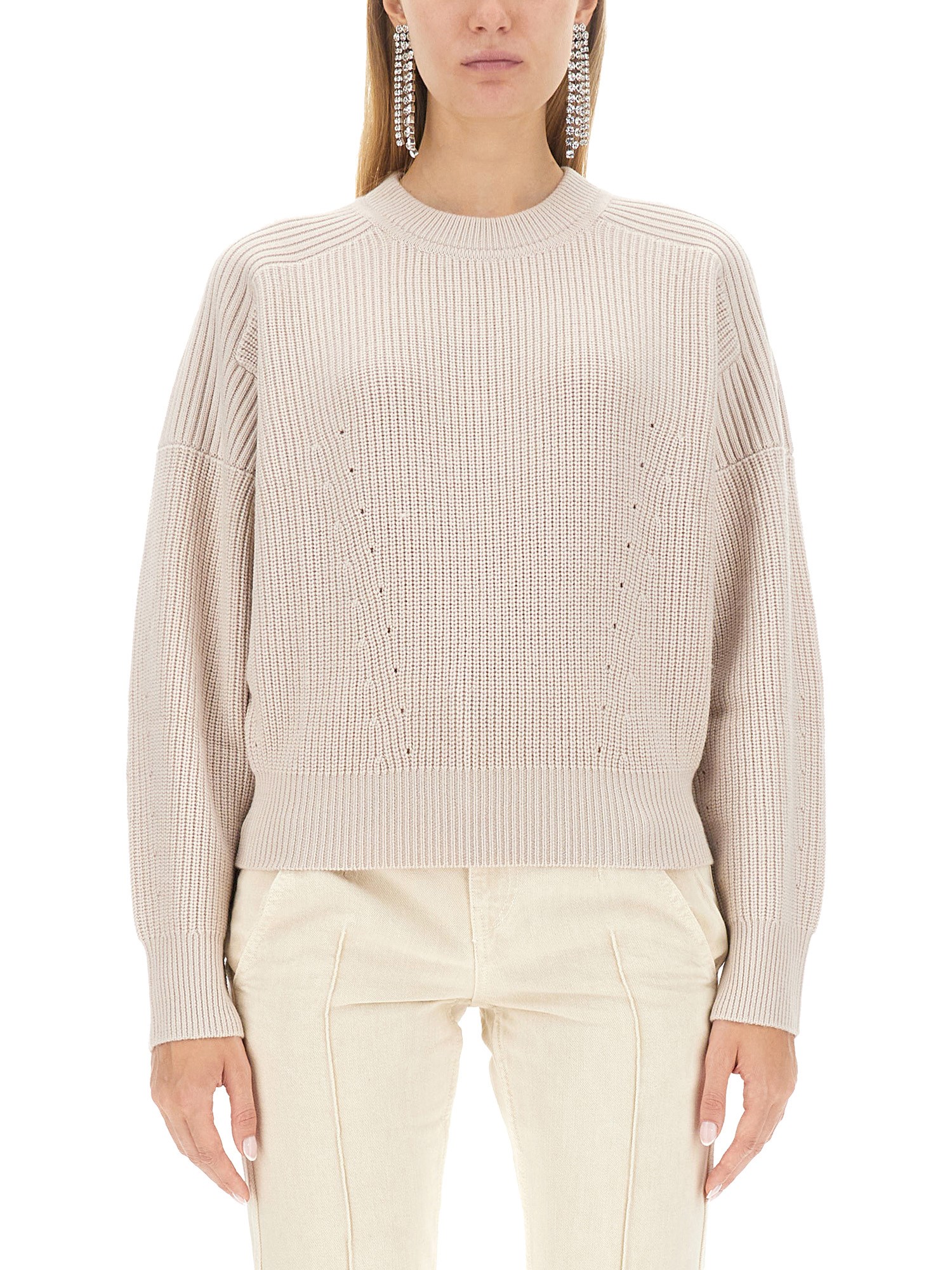 Shop Marant Etoile Blow Shirt In Powder