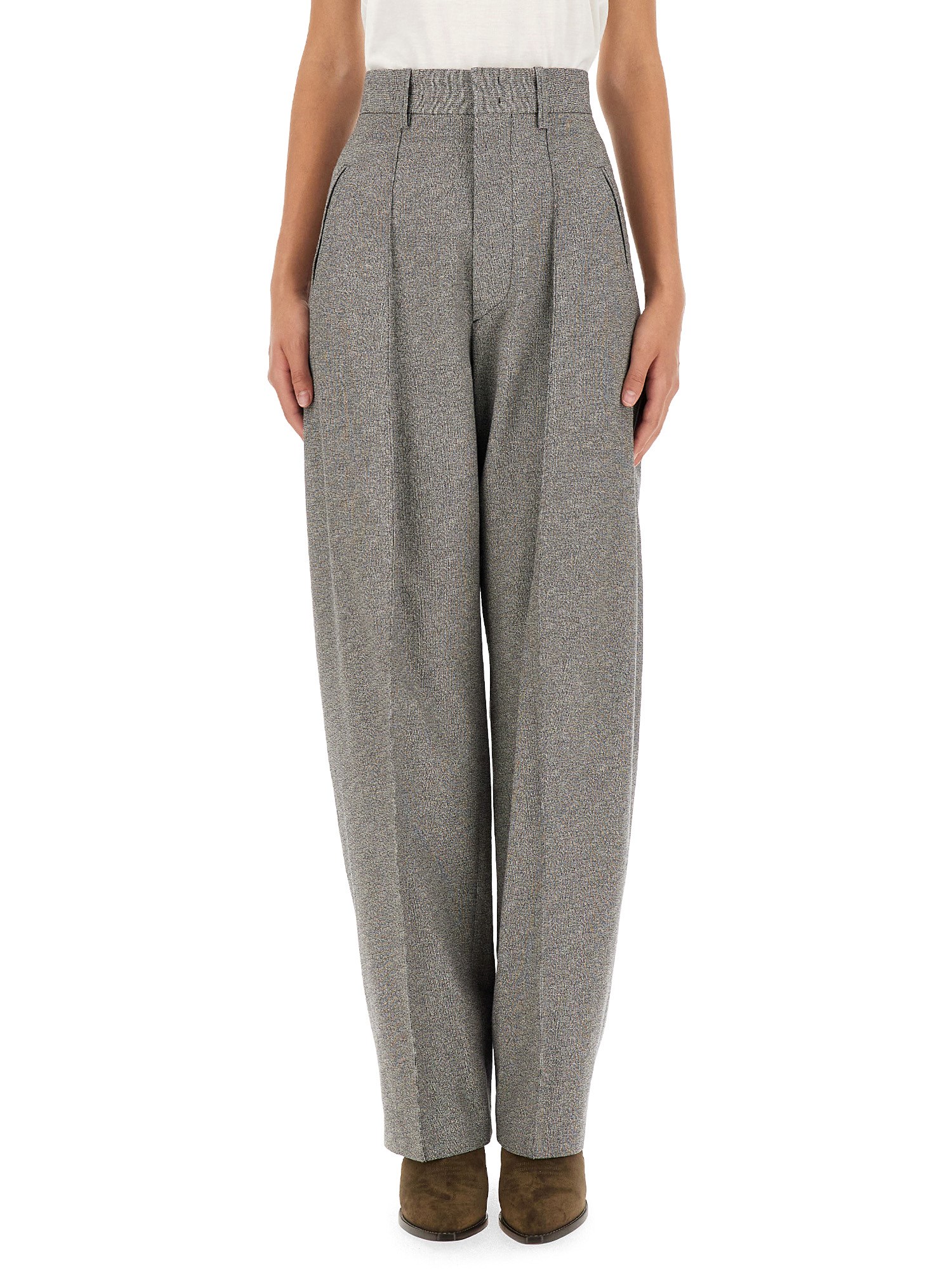 Shop Isabel Marant Sopiavea Pants In Powder