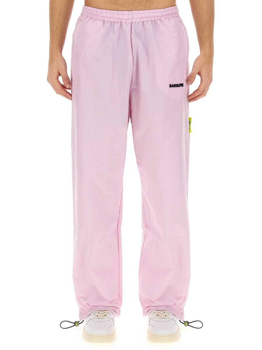 BARROW PANTALONE JOGGING IN NYLON CON LOGO