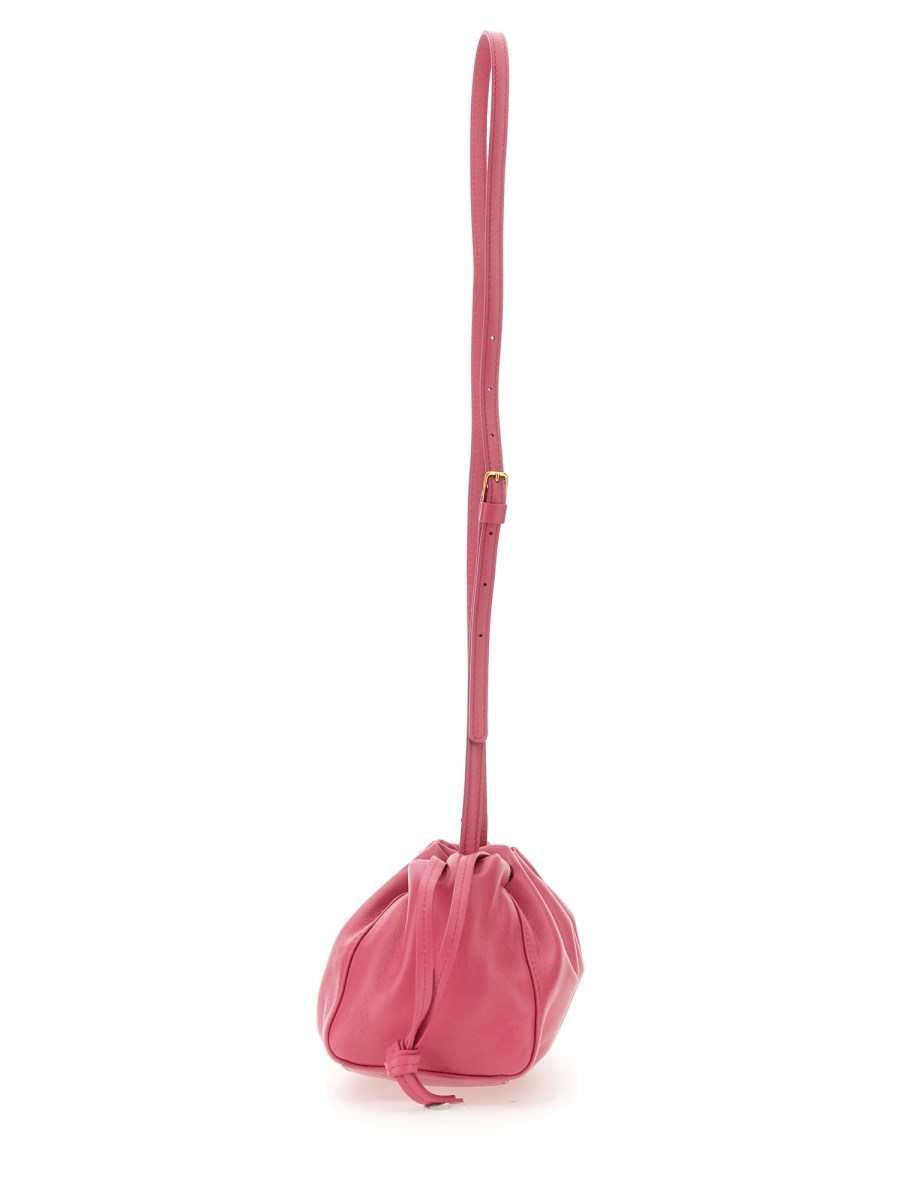 MANSUR GAVRIEL - MINI MINI LEATHER BUCKET BAG - Eleonora Bonucci