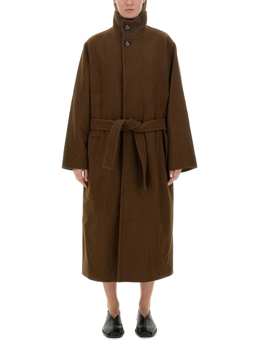Lemaire wool coat best sale
