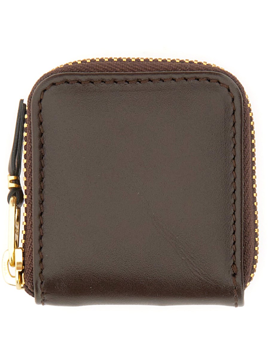 COMME DES GARCONS WALLET PORTAFOGLIO IN PELLE CON ZIP