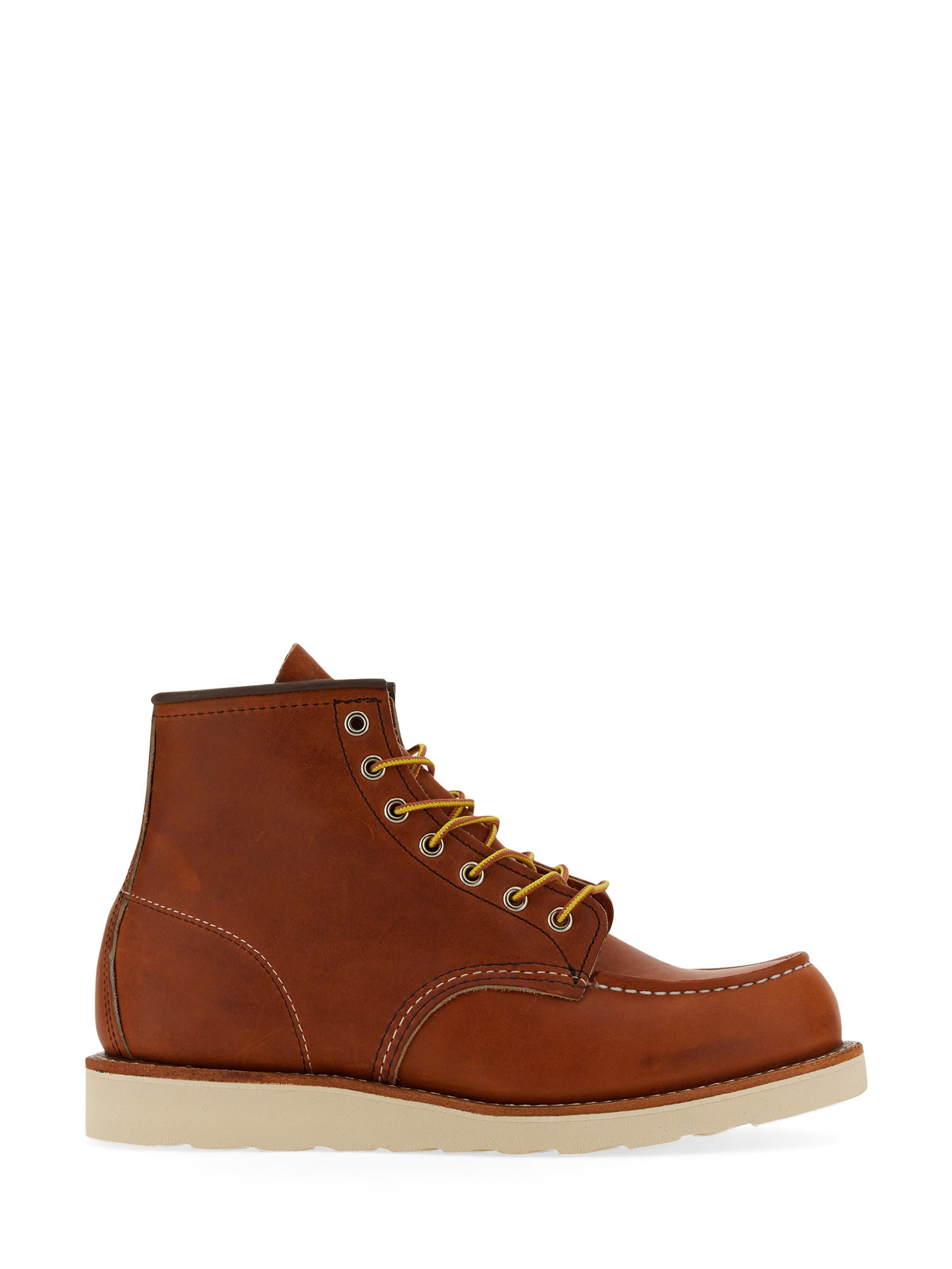 Shop Red Wing Moc Toe Boot In Brown