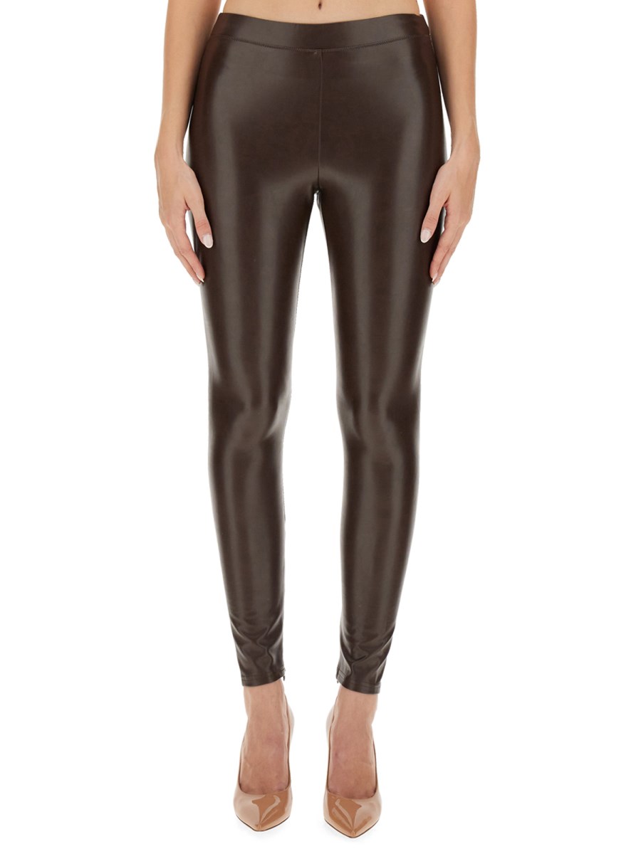 MICHAEL Michael Kors Michael Kors Faux Leather Leggings Womens